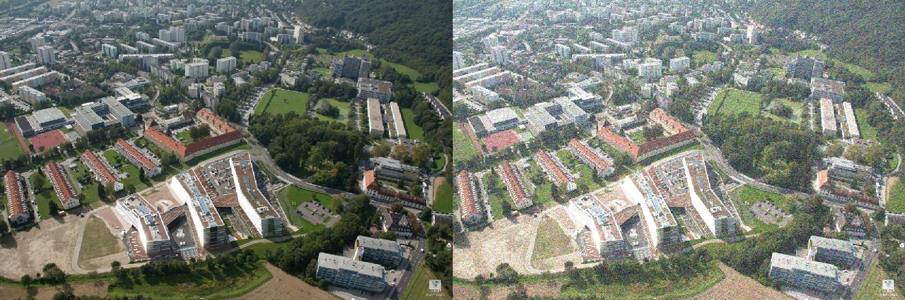 Luftaufnahme vom Science Park, University of Linz